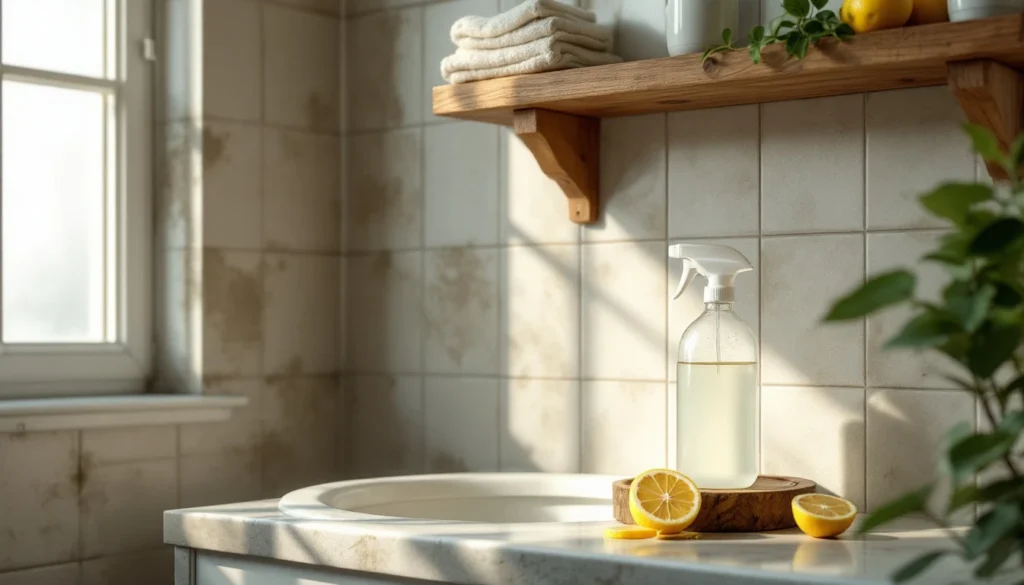 Astuce naturelle pour éliminer la moisissure dans la salle de bain