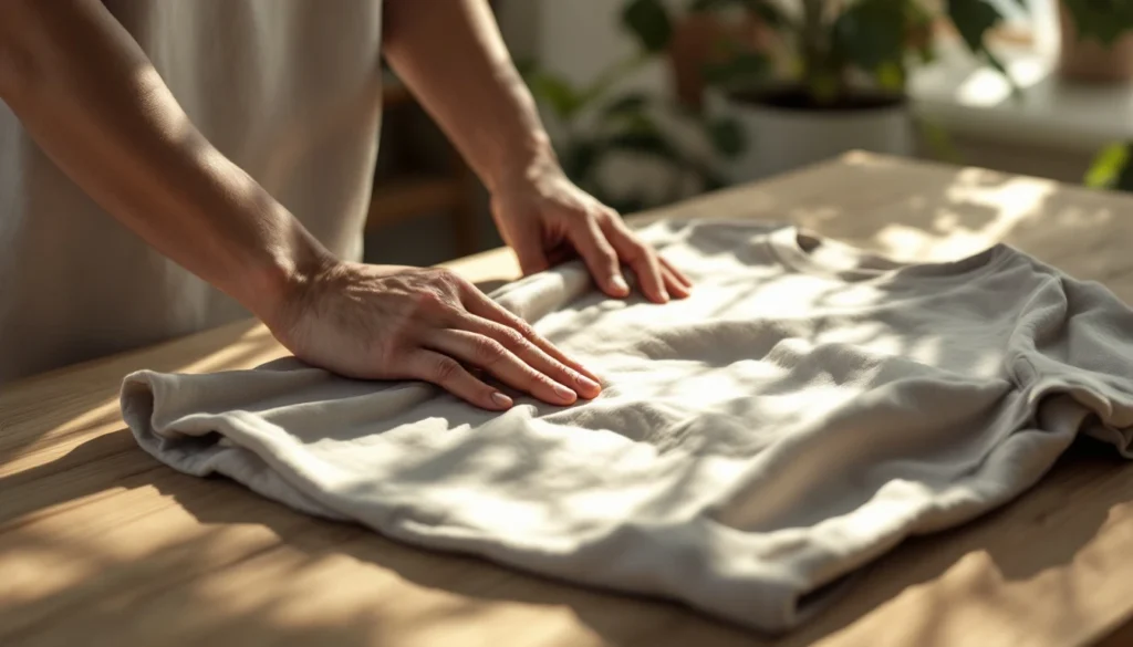 Astuces pour plier un t-shirt rapidement