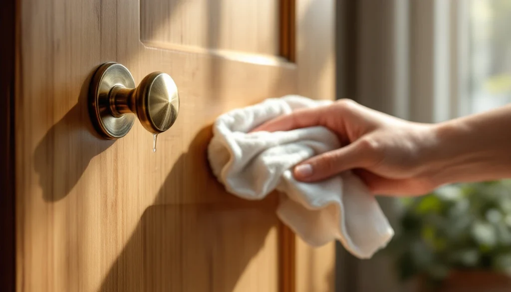 Comment désinfecter les poignées de porte naturellement ?