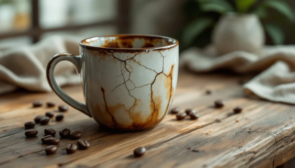 Comment enlever facilement les taches de café sur une tasse ?