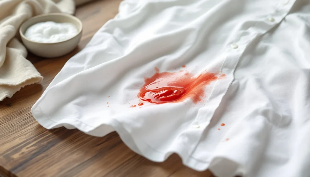 Comment enlever facilement une tache de sauce tomate ?