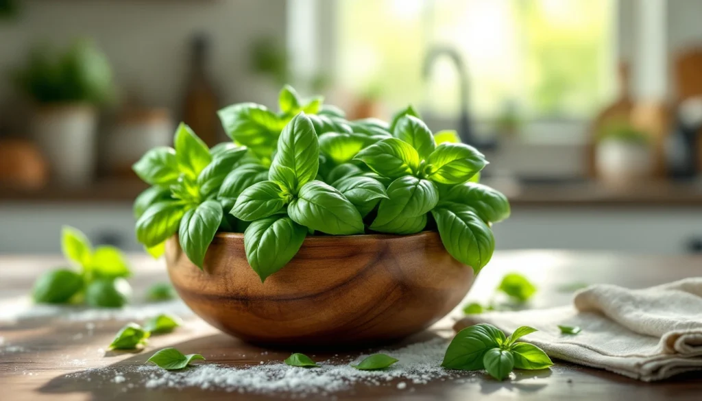 Comment garder le basilic frais longtemps ?