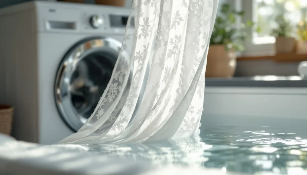 Comment laver efficacement des rideaux fragiles ?