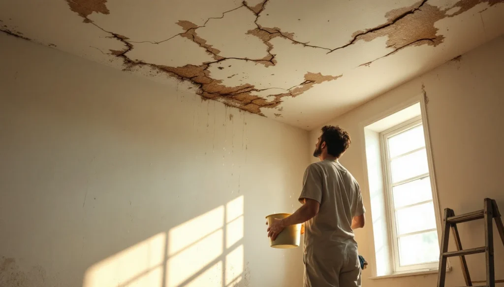 Comment nettoyer efficacement un plafond taché ?