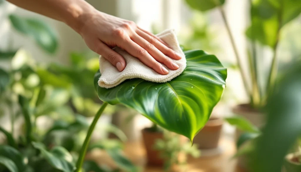Comment nettoyer facilement les feuilles de mes plantes ?
