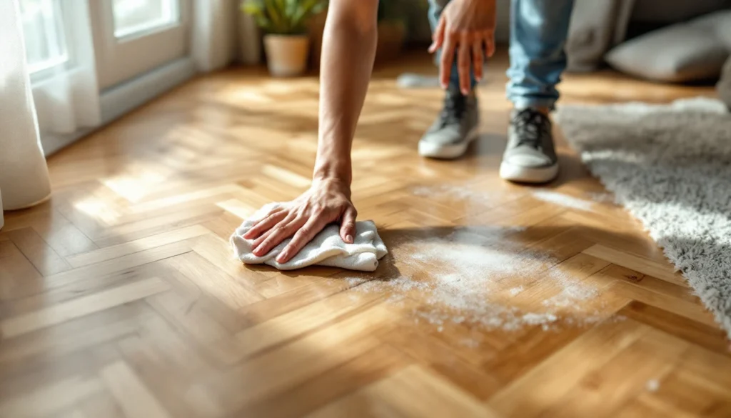 Comment nettoyer un parquet sans laisser de traces ?