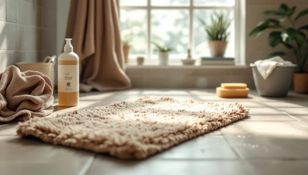 Comment nettoyer un tapis de bain facilement ?