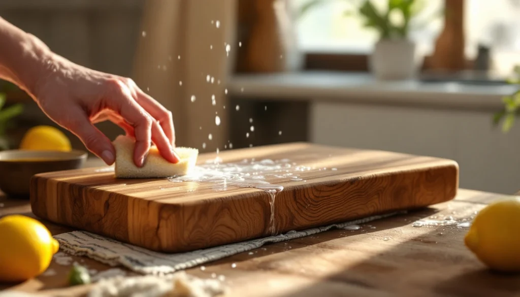 Comment nettoyer une planche à découper en bois efficacement ?