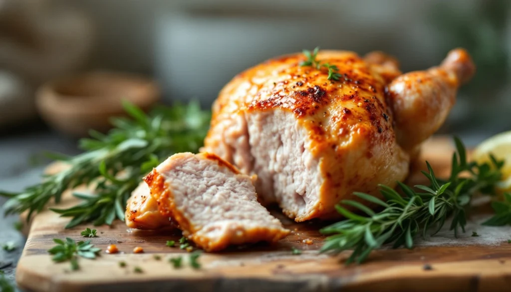 Comment savoir si le poulet est parfaitement cuit ?