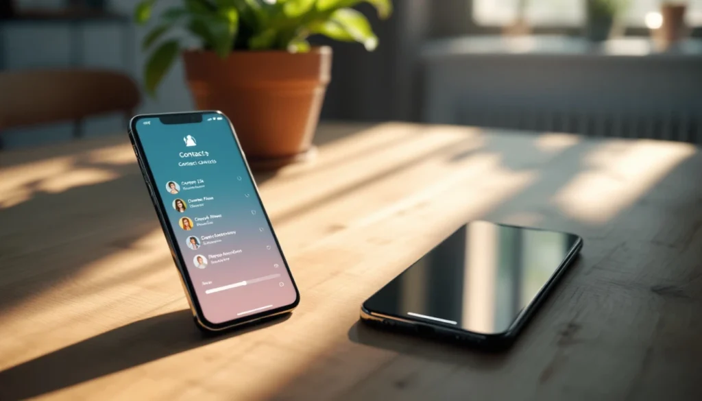 Comment transférer des contacts entre deux smartphones ?