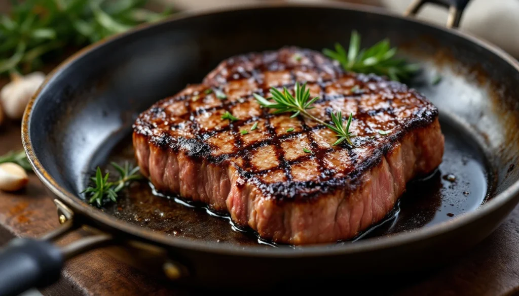 Cuire un steak à la poêle : astuces pour une viande parfaite