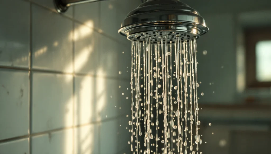Pourquoi l’eau s’écoule lentement dans la douche ?