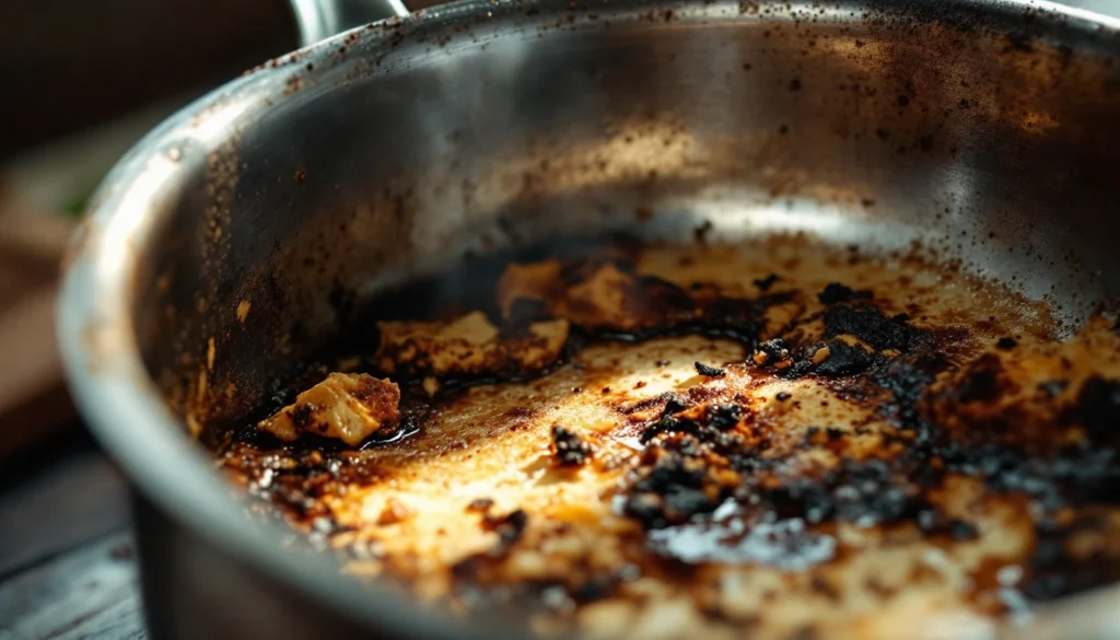 Pourquoi les aliments collent-ils au fond des casseroles ?