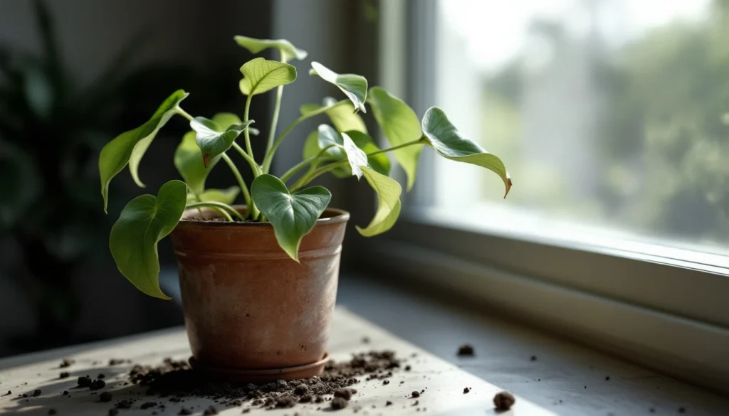 Pourquoi les feuilles de ma plante tombent-elles dès que je la déplace ?