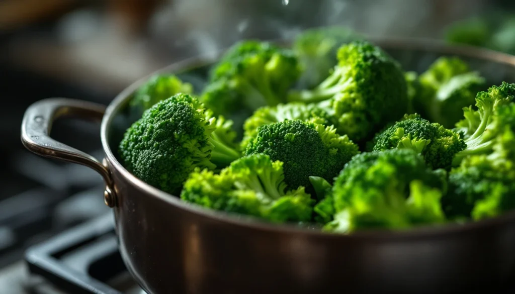 Pourquoi les légumes verts perdent-ils leur couleur à la cuisson ?
