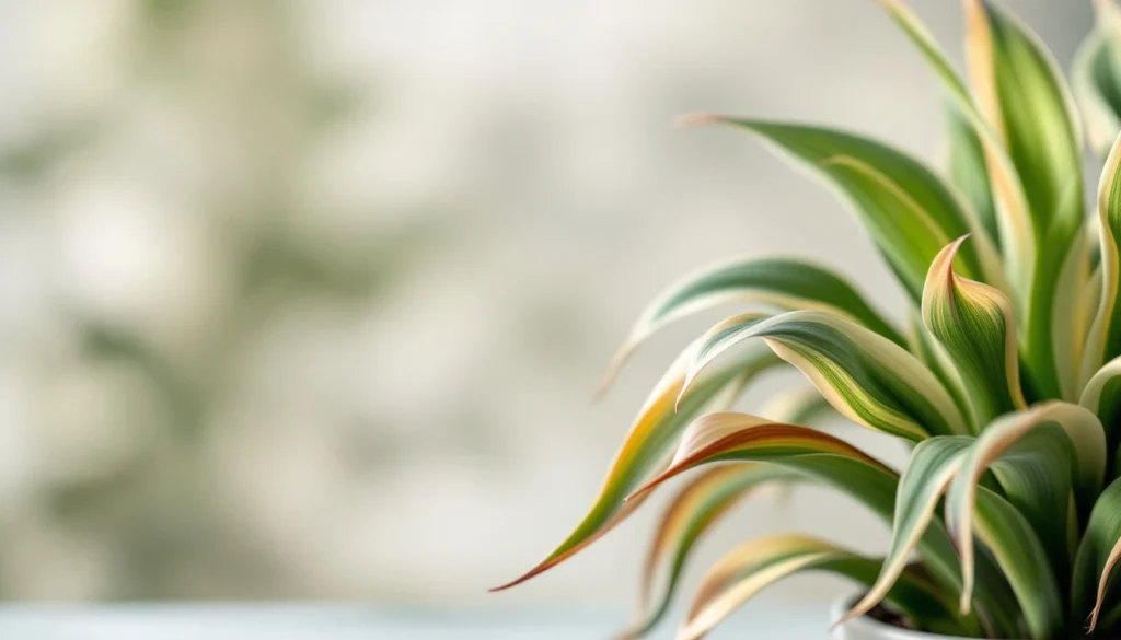 Pourquoi mon chlorophytum a-t-il des pointes brunes ?