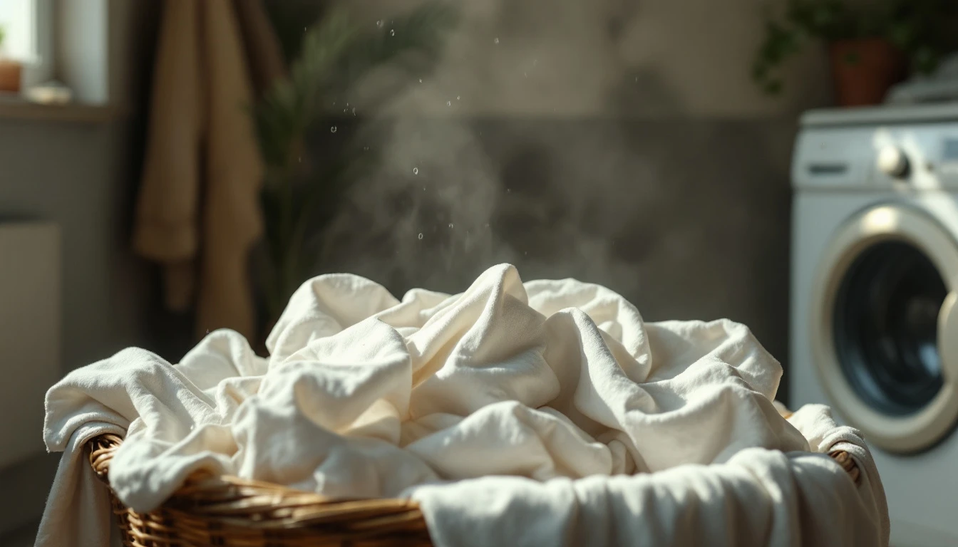 linge plein de peluche apres lavage