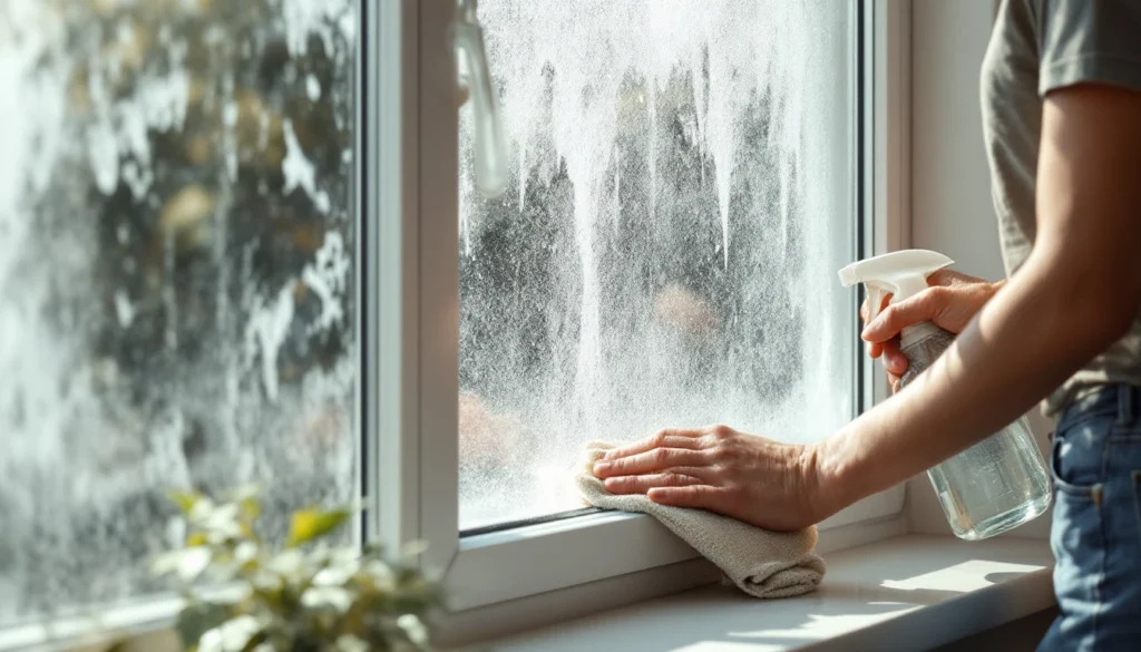 Quelle astuce simple pour nettoyer rapidement une vitre sale ?