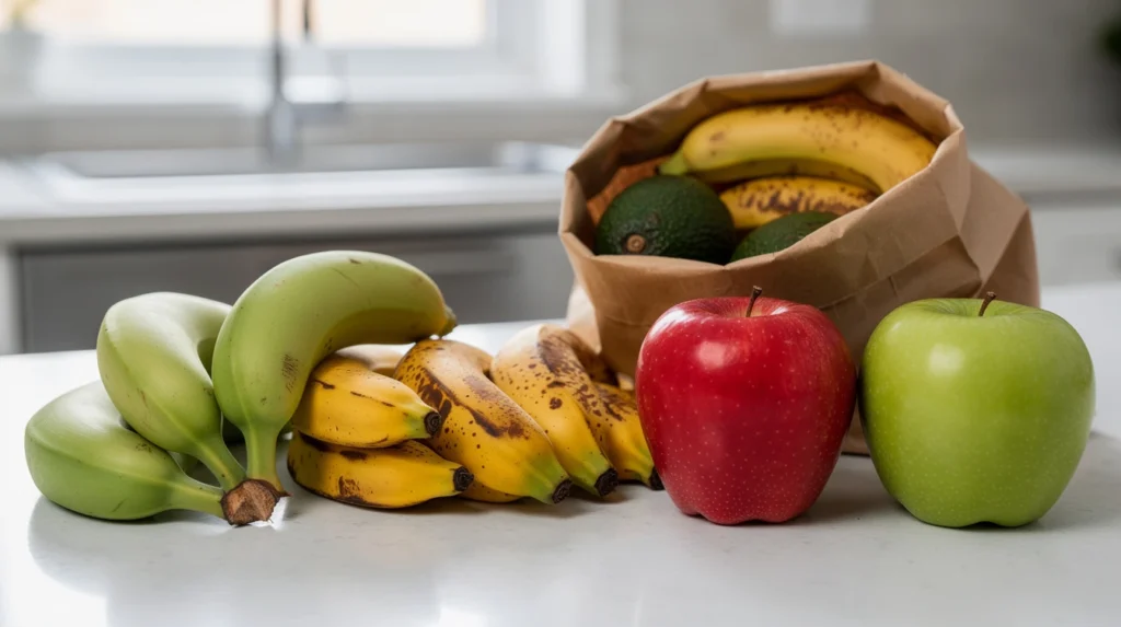accélérer maturation fruits