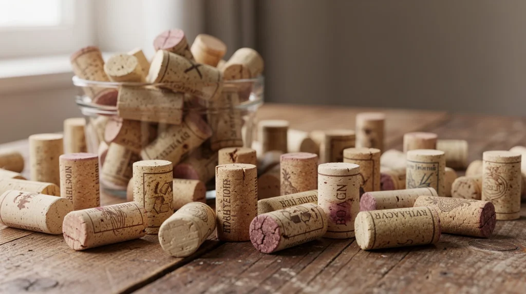 bouchons en liège usagés