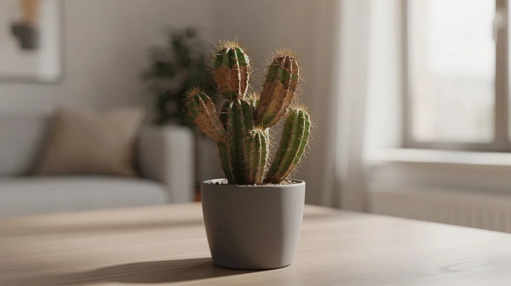 cactus devient brun