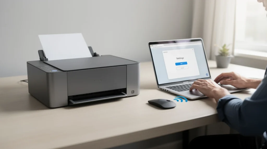 configurer imprimante sans fil