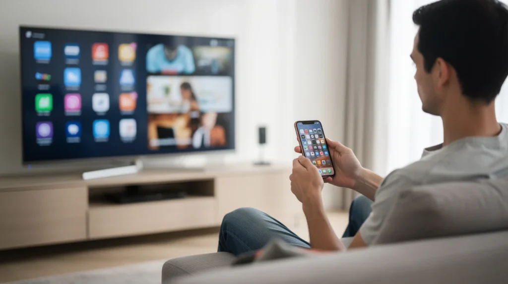connecter smartphone tv