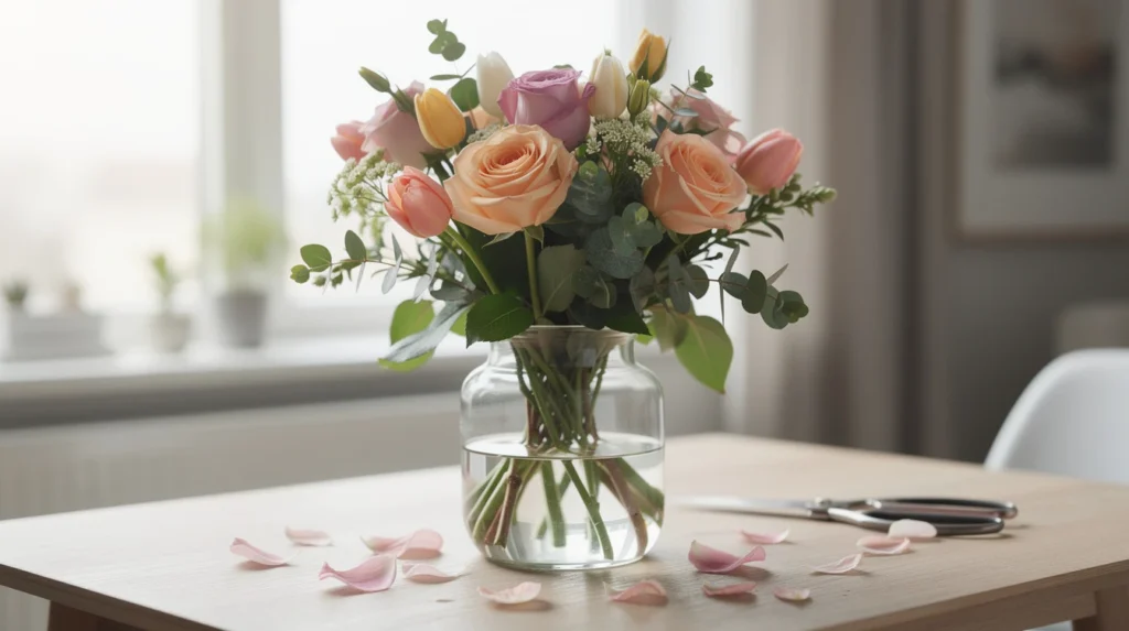 conserver bouquet fleurs