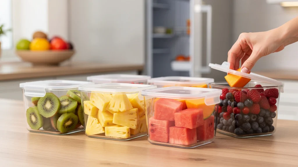 conserver fruits coupés