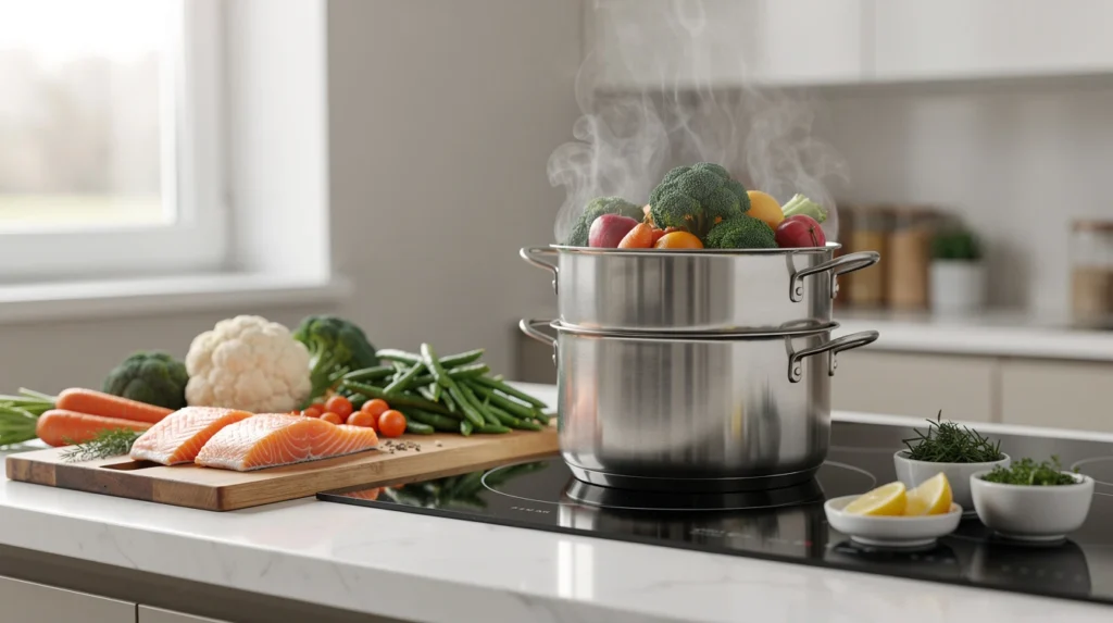 cuisson à la vapeur