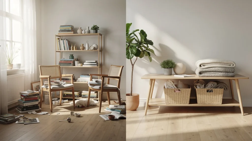 désencombrer une pièce