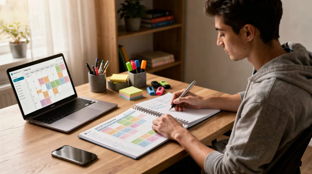 emploi du temps étudiant