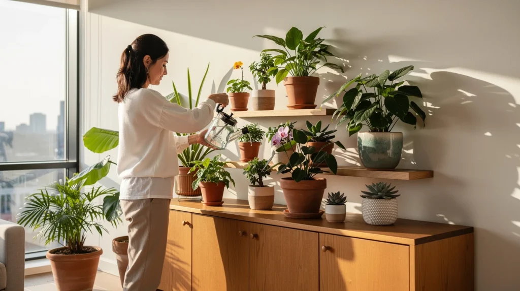 entretenir plantes intérieur