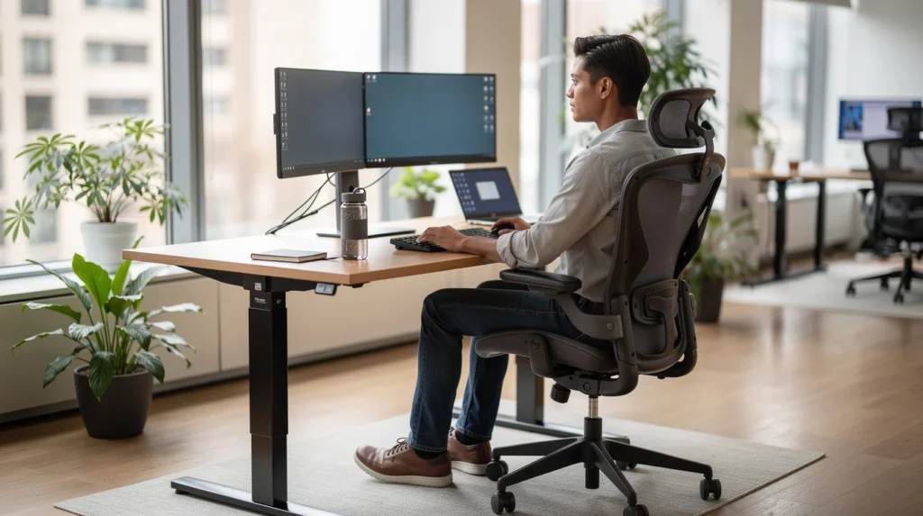 espace travail ergonomique