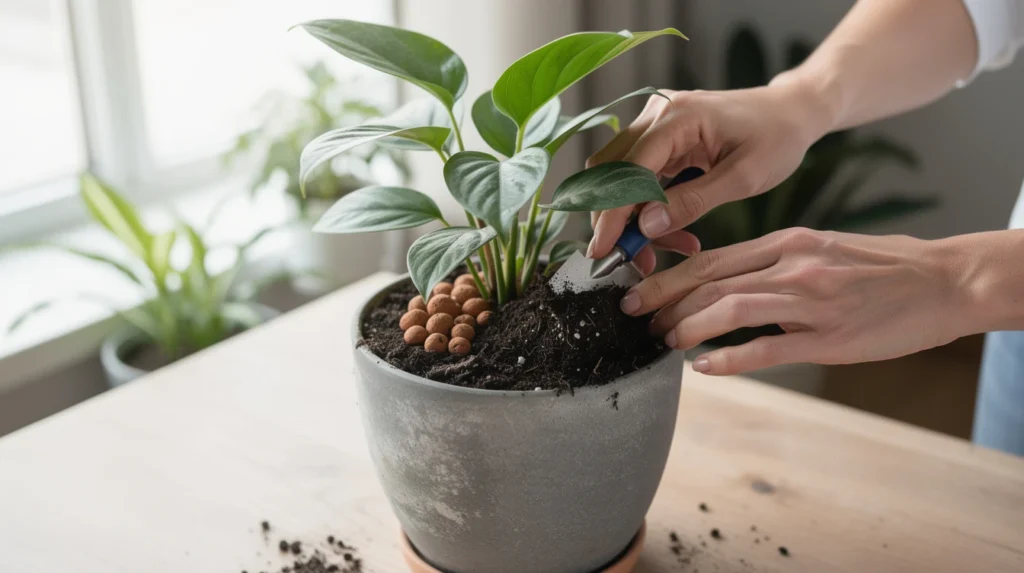 éviter moisissure terre plantes