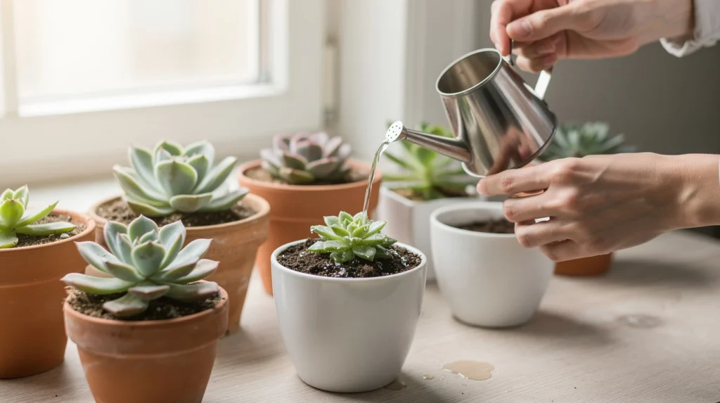 fréquence arrosage succulentes