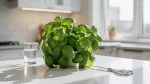 garder basilic frais