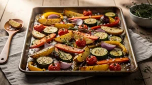 légumes rôtis croustillants