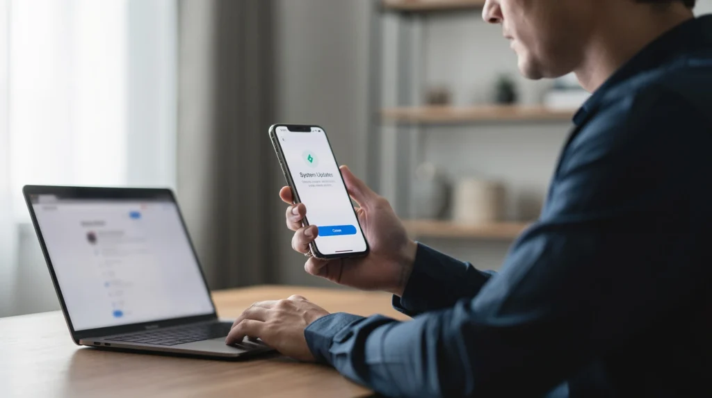 mise a jour smartphone