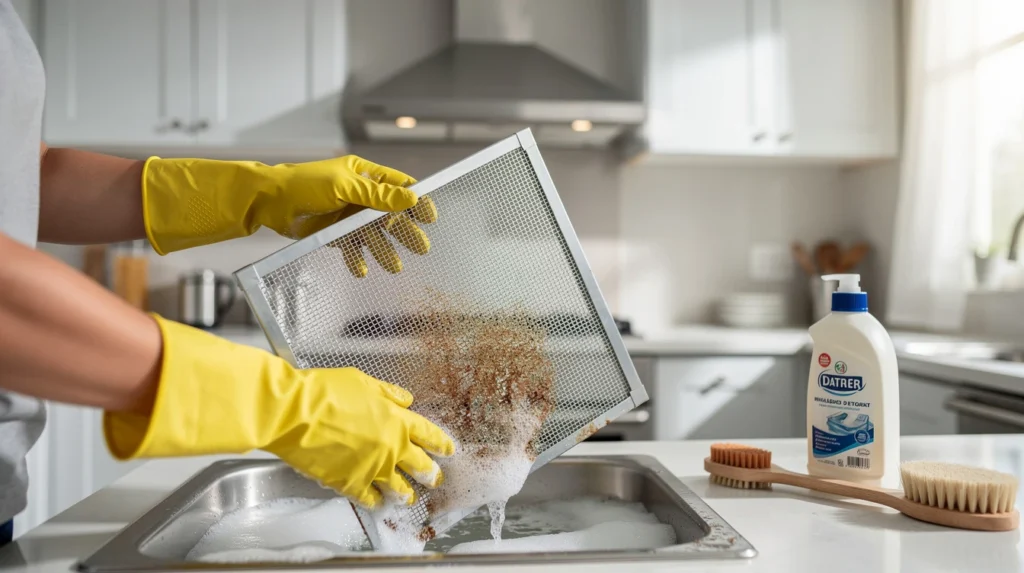 nettoyer filtres hotte