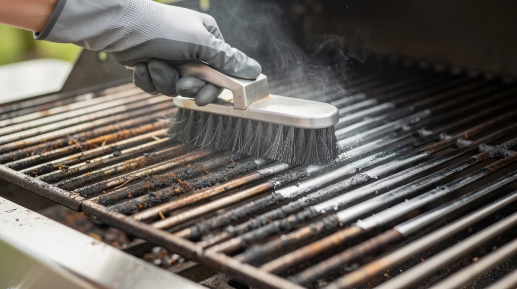 nettoyer grille barbecue