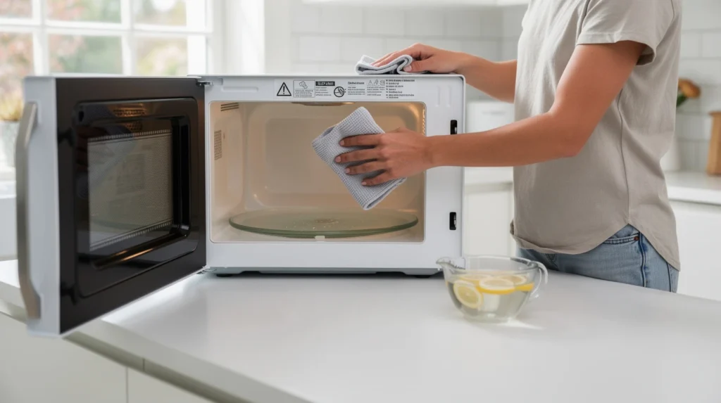 nettoyer micro ondes
