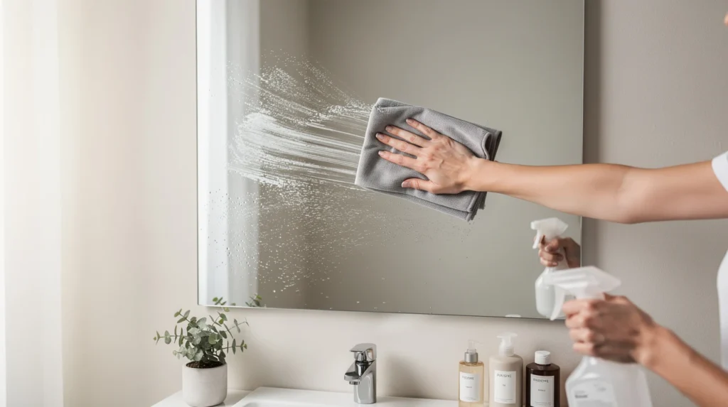 nettoyer miroir efficacement