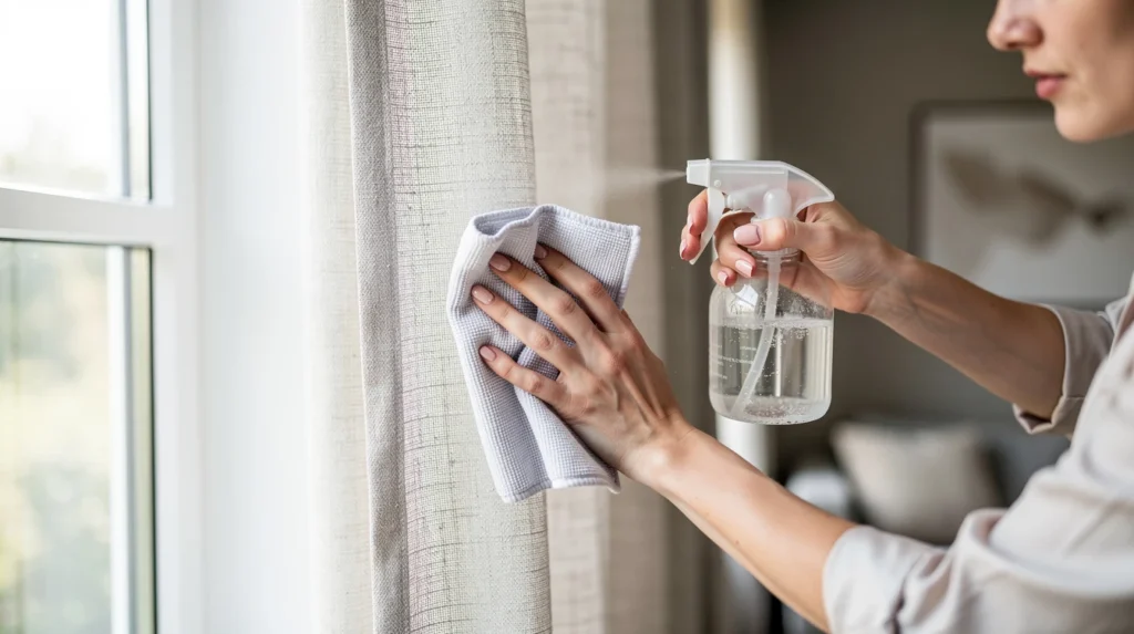 nettoyer rideaux sans abîmer