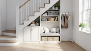 espace sous escalier
