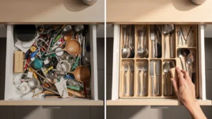 ranger tiroir encombré