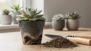 sauver plante grasse pourriture