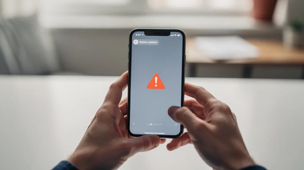 téléphone refuse mise à jour