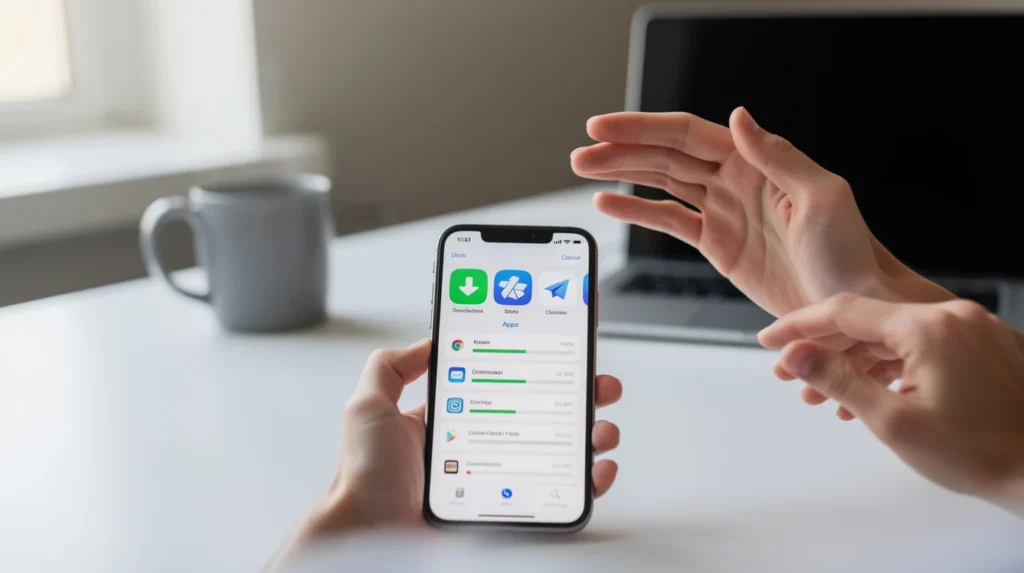 téléphone ne télécharge plus
