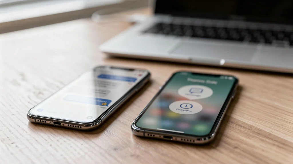 transférer sms téléphone